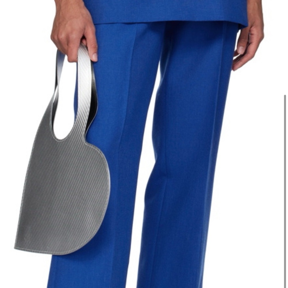Coperni Tote Silver Mini Heart